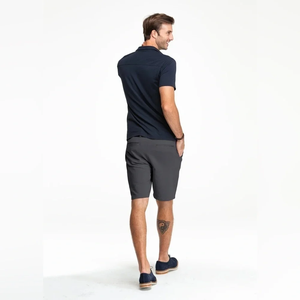 Swet Tailor Men's The Everyday Chino Short in Grey size 30